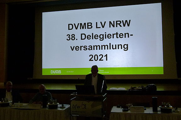 Die 38. ordentliche Delegiertenversammlung des DVMB Landesverbandes Nordrhein-Westfalen fand im Berufsförderungswerk in Dortmund statt 